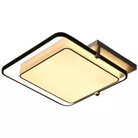 люстра потолочная светодиодная ESCADA Paola квадрат 2х48Вт LED черный белый