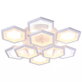 люстра потолочная светодиодная ESCADA Соты 9х13Вт LED белый