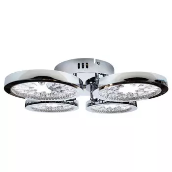 люстра потолочная светодиодная JUPITER Iceberg 80Вт хром