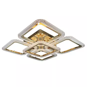 люстра потолочная светодиодная JUPITER Квадро 130Вт золото