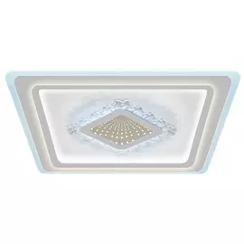 люстра потолочная светодиодная RITTER Crystal с ДУ 120Вт 3000/6000К акрил белый