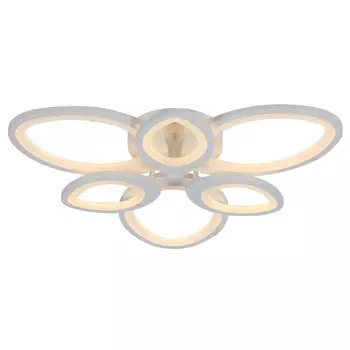 люстра потолочная светодиодная SCHAFFNER Bano 138Вт пластик металл белый