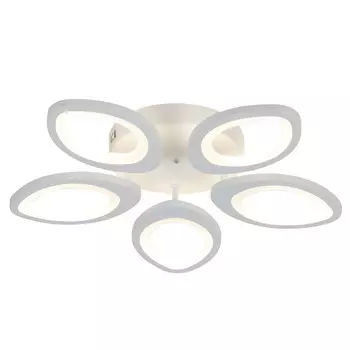 люстра потолочная светодиодная SCHAFFNER Bano 90Вт пластик металл белый