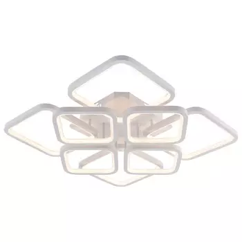 люстра потолочная светодиодная SCHAFFNER Campo 240 Вт силикон металл белый