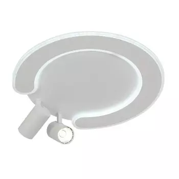 люстра потолочная светодиодная SCHAFFNER Dinero 76Вт,14Вт пластик, металл, белый