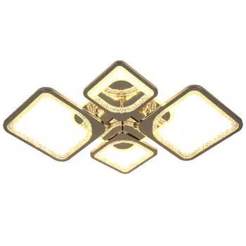 люстра потолочная светодиодная SCHAFFNER Escudo LED 120Вт+30Вт хром