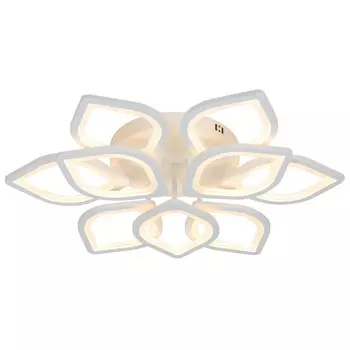 люстра потолочная светодиодная SCHAFFNER Foresta 180Вт пластик металл белый