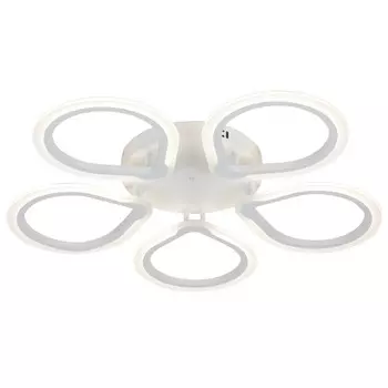 люстра потолочная светодиодная SCHAFFNER Lagrima 100Вт пластик металл белый