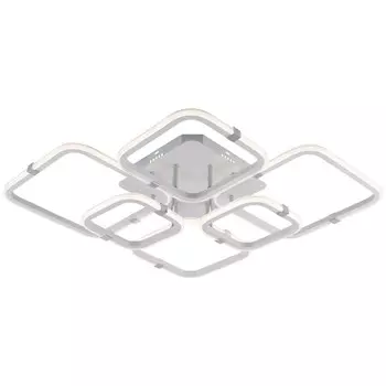 люстра потолочная светодиодная SCHAFFNER Partito 180Вт пластик металл белый