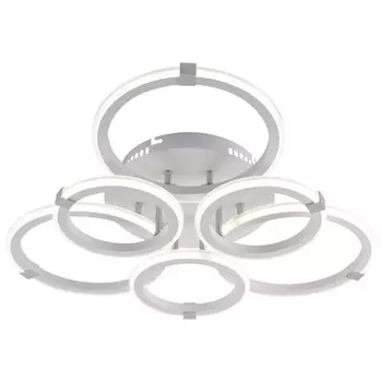 люстра потолочная светодиодная SCHAFFNER Rustico 120Вт пластик металл белый