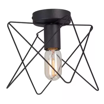 люстра потолочная VITALUCE Amaryllis 1x40Вт E27 металл черный