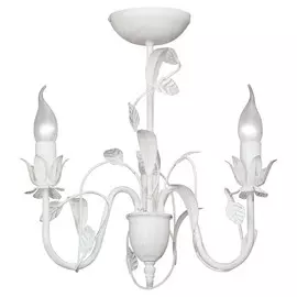 люстра потолочная VITALUCE Finn 3x40Вт E14 металл белый матовый