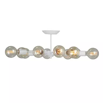 люстра потолочная VITALUCE Keen E27 10х40Вт металл белый