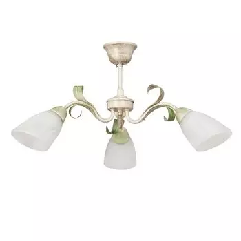 люстра потолочная VITALUCE Stralig 3х40Вт E14 металл бежевый