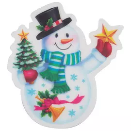 магнит Снеговик 3D 12х12,8см