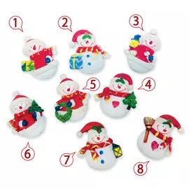 магнит Веселый снеговик 7см в асс-те