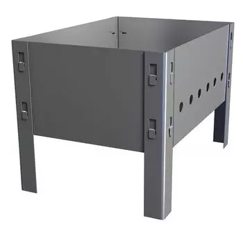 мангал разборный FIREWOOD 35х24х35см сталь 0,33мм