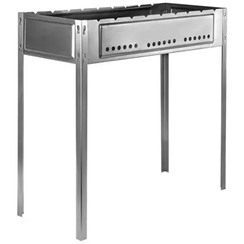 мангал разборный PALISAD 700x300x700мм с ребрами жесткости