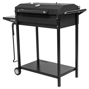мангал стационарный PALISAD 66х39х92см сталь 2мм с крышкой-барбекю