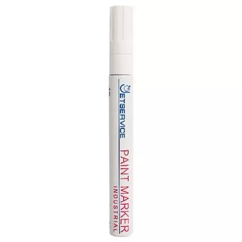 маркер-краска JETSERVICE 2-4мм белый