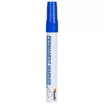 маркер KWB тонкий, синий