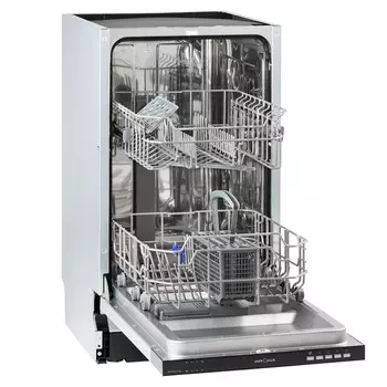 машина посудомоечная KRONA ROSSA 45 BL, черная