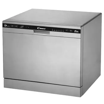 машина посудомоечная настольная CANDY CDCP 8/ES-07 8 комплектов серебристая