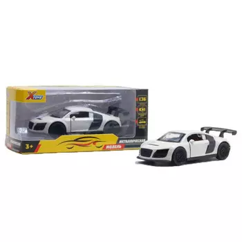 Машинка инерционная X-toys Коллекционная модель масштаб 1:36 белая