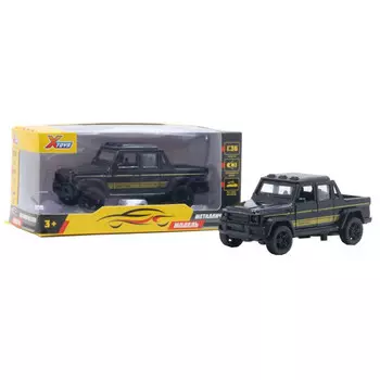 машинка инерционная X-toys Коллекционная модель масштаб 1:36 черная