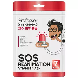 маска для лица PROFESSOR SKINGOOD SOS Reanimation Vitamin Фантастическое питание 7шт