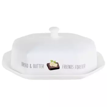 масленка Home made 16,5х11,5х10см фарфор