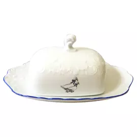 масленка Рококо Гуси, фарфор