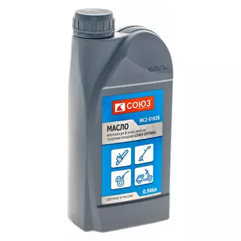 масло для 2-х тактных двигателей СОЮЗ МС2-0102Б 0,946л минеральное