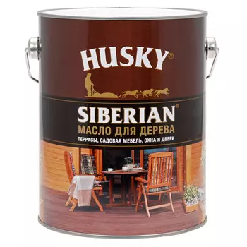масло для дерева HUSKY SIBERIAN 2,7л бесцветный, арт.26940