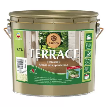 масло для террас ESKARO Terrace 2,7л бесцветное, арт.EWW002