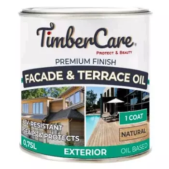 масло для террас TimberCare Facade&Terrace Oil 0,75л натуральное, арт.350047