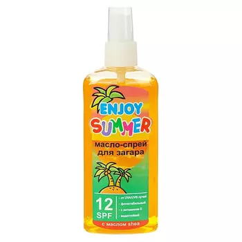 масло для загара ENJOY SUMMER SPF12 100мл