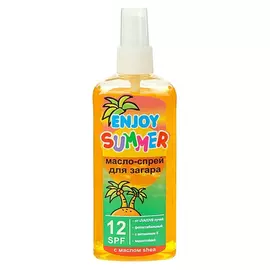 масло для загара ENJOY SUMMER SPF12 100мл