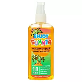 масло для загара ENJOY SUMMER SPF18 100мл