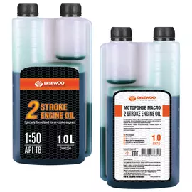масло моторное DAEWOO, 2-х такт, 1 л
