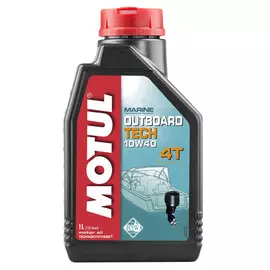 масло моторное MOTUL Outboard Tech 4T 10W40 1л