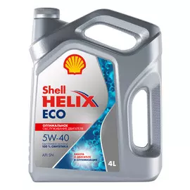 масло моторное SHELL Helix Eco 5W40 4л