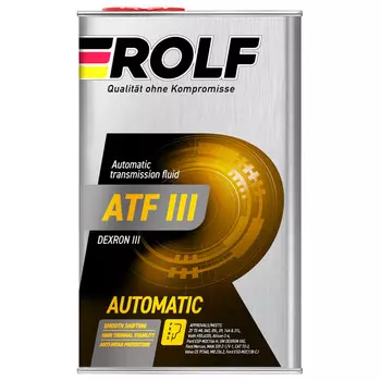 масло трансмиссионное ROLF ATF III минеральное 1л