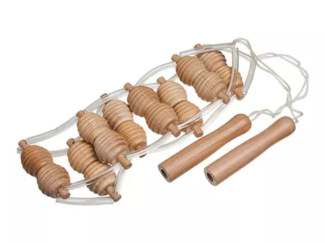 массажер деревянный ленточный для спины