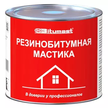 мастика BITUMAST резинобитумная 2л, арт.ЭК000003018