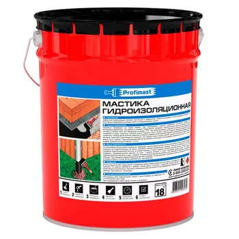 мастика гидроизоляционная PROFIMAST 21,5 л/18 кг, арт.4607952900660