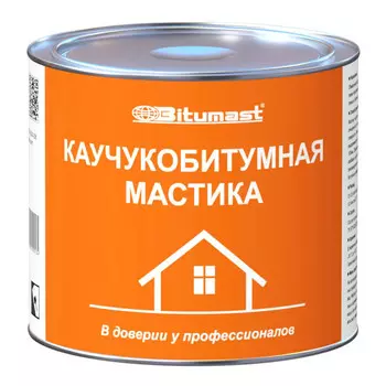 мастика каучукобитумная BITUMAST 2л, арт.4607952900134
