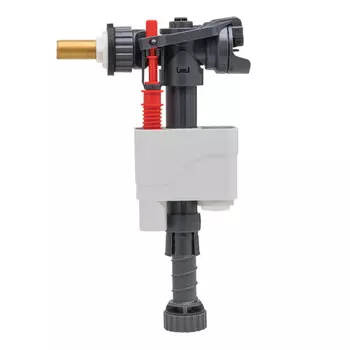 механизм заливной для унитаза WIRQUIN DOBLO, нижний/боковой подвод, латунь 1/2" с функцией экономии