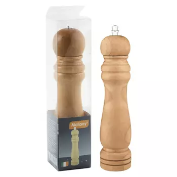 мельница для специй MALLONY Piccante, 21 см, дерево, нержавеющая, сталь