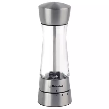 мельница для специй RONDELL Spezia, 17 см, нержавеющая, сталь, акрил